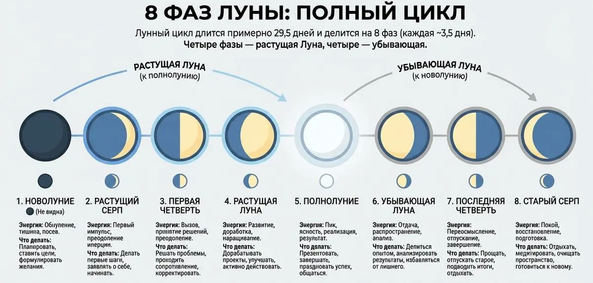 Фазы Луны