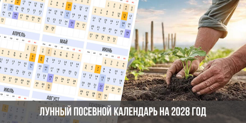 Лунный посевной календарь на 2028 год